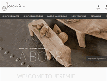 Tablet Screenshot of jeremiecorp.com